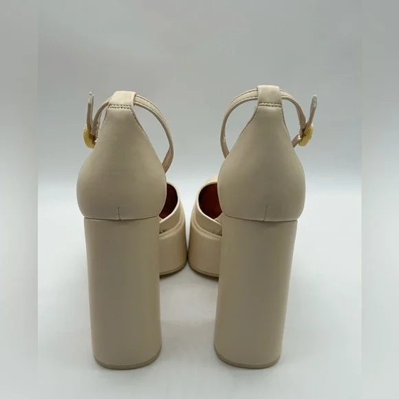 Circus by Sam Edelman Women’s Bailey Platform Heels Vanilla Color 10M Vegan NWB - Picture 8 of 12